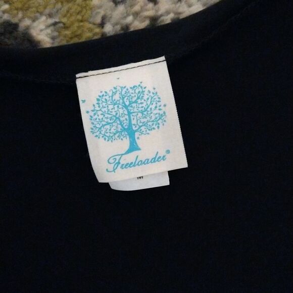 Women's Tunic Tank Top High Low Black Size Small - Picture 6 of 8